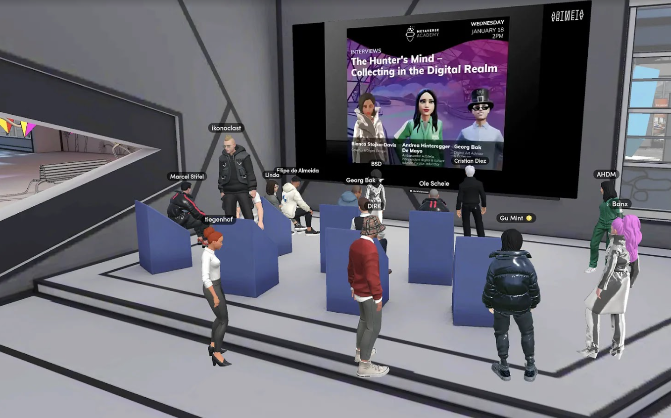 Spatial Space der Metaverse Academy am WEF in Davos