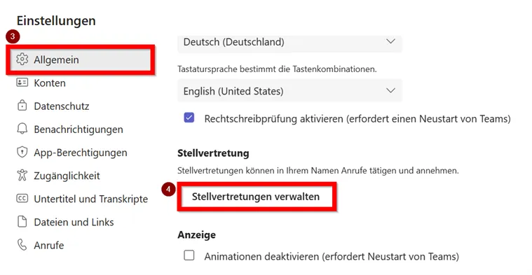 Shortcuts Microsoft Teams