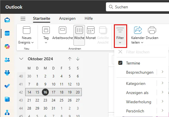 Microsoft Outlook Kalender