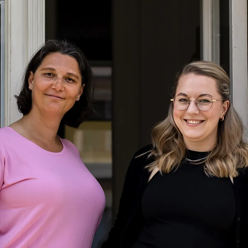 Katja Beckmeyer und Dominique Woith